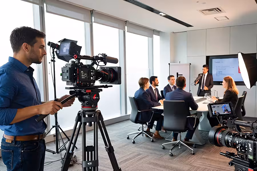 Professional corporate videography services for business videos